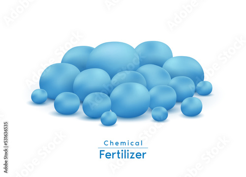 Chemical and organic fertilizers. Minerals nutrient to supplement the soil quality before seed plant. Seedling growing perfect. Agriculture concept. Use ad the agricultural industry. Vector EPS10.