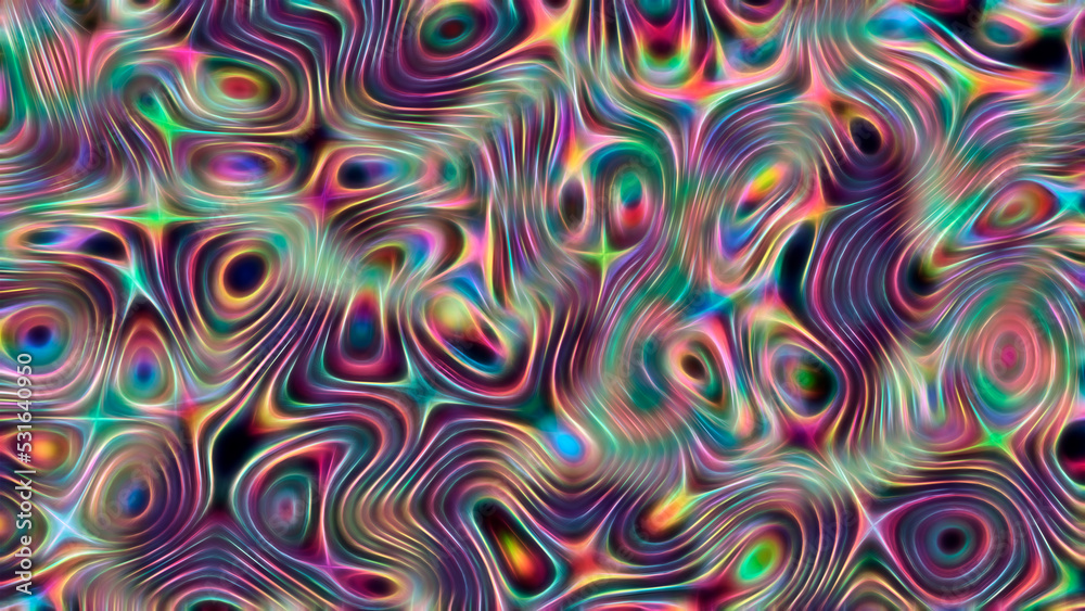 Abstract textured neon fractal background Abstract textured neon fractal background