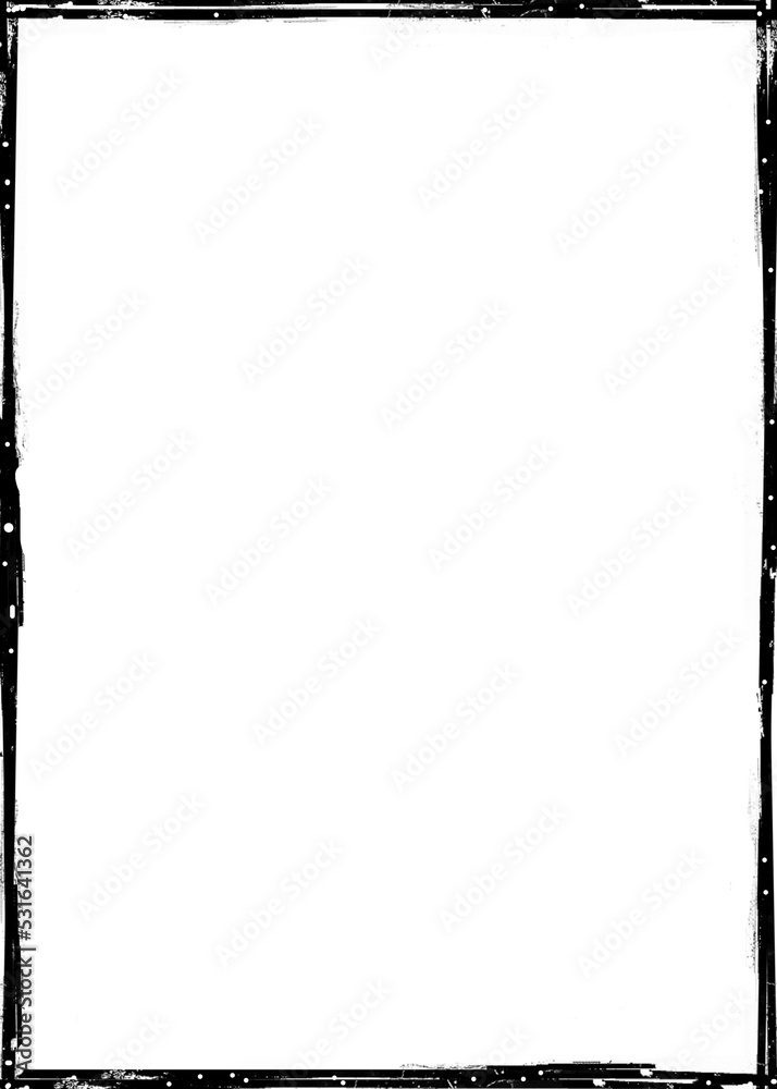 Computer designed highly detailed grunge frame with space for your text ...