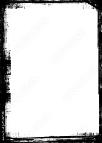 Computer designed highly detailed grunge frame with space for your text or image. Great grunge layer for your projects.