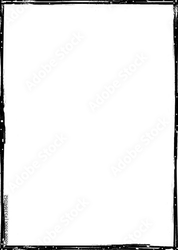 Computer designed highly detailed grunge frame with space for your text or image. Great grunge layer for your projects.