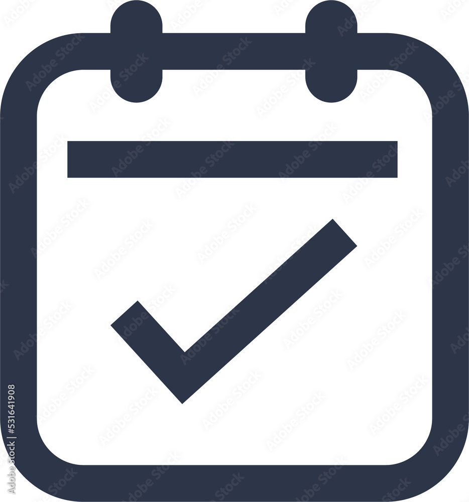 Calendar check icon. Symbols of event organizer. Calendar check icon. Symbols of event organizer.