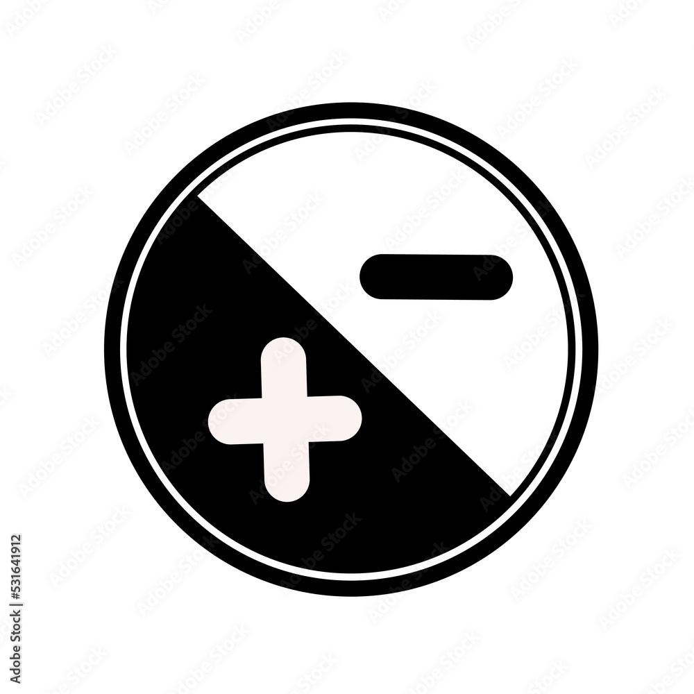 Fototapeta premium quantity of light settings for camera icons with trendy designs