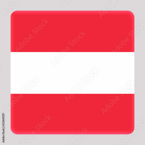 3D Flag of Austria on a avatar square background. Free Download 3D Flag of Austria on a avatar square background. - GFXLoad
