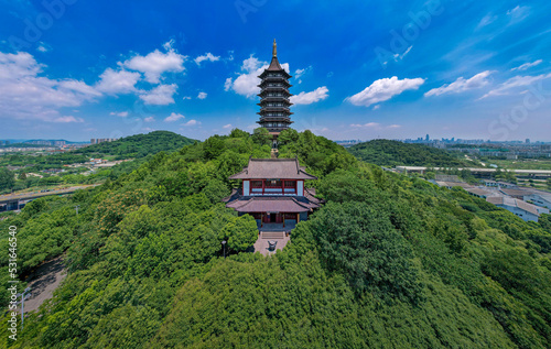 Yonghe Tower, Shaoxing City, Zhejiang province, China photo