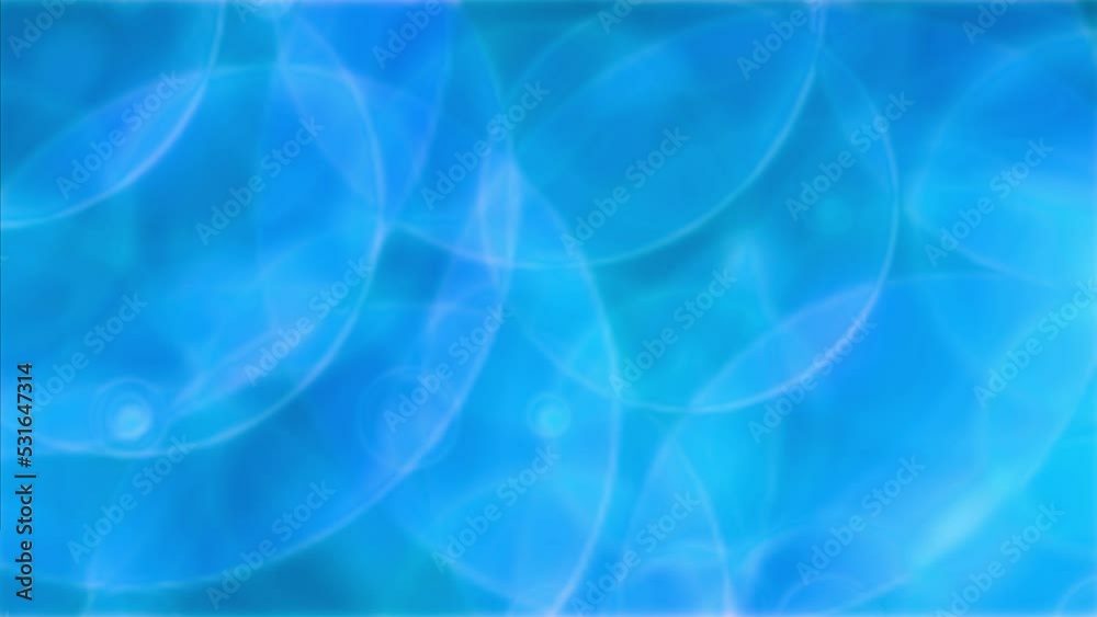 Abstract animation of blue shrinking and growing circles Abstract animation of blue shrinking and growing circles