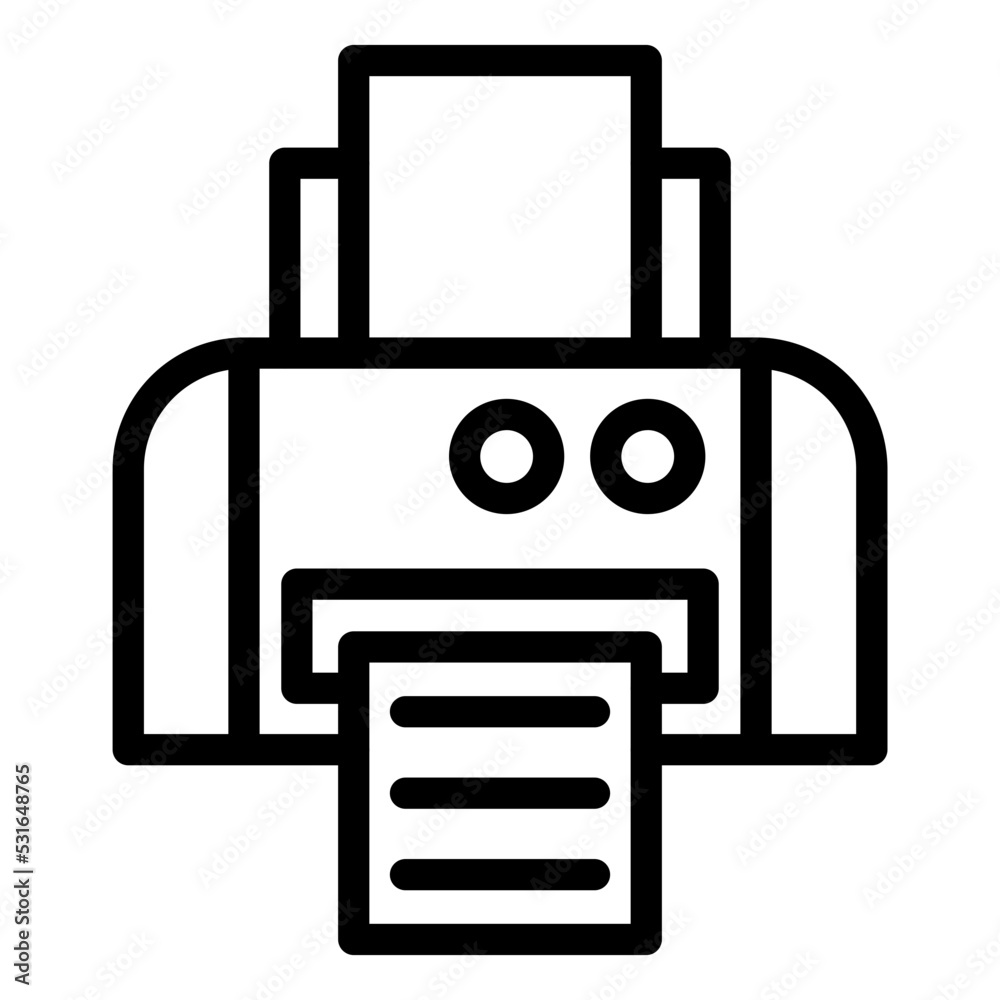 Printer Icon Style Printer Icon Style