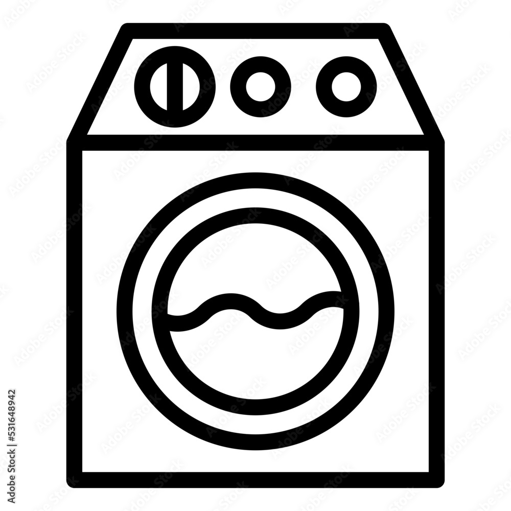 Washing Machine Icon Style Washing Machine Icon Style