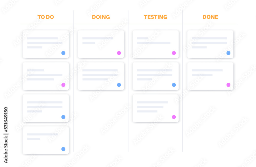 Photo &amp; Art Print Scrum board methodology, pikovit
