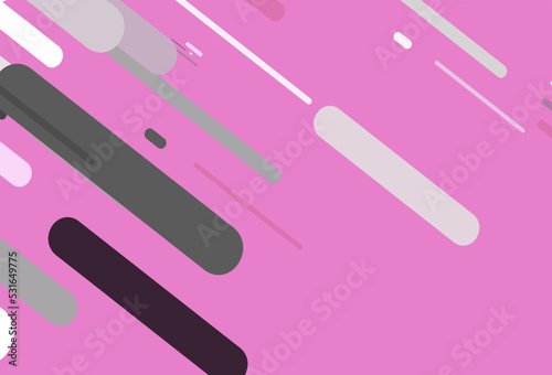 Light Pink, Green vector backdrop with long lines.