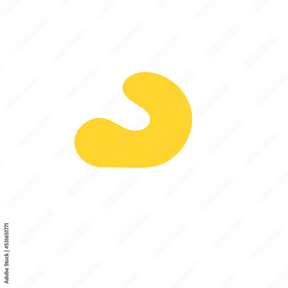 Abstract Shapes Organic Yellow Abstract Shapes Organic Yellow
