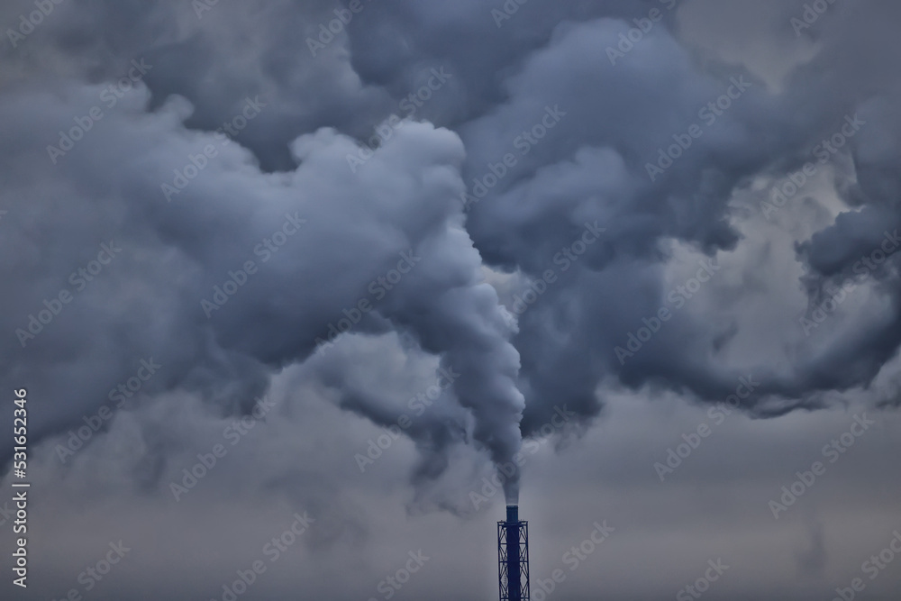 factory pipe smoke background gray abstract, co2 pollution factory pipe smoke background gray abstract, co2 pollution
