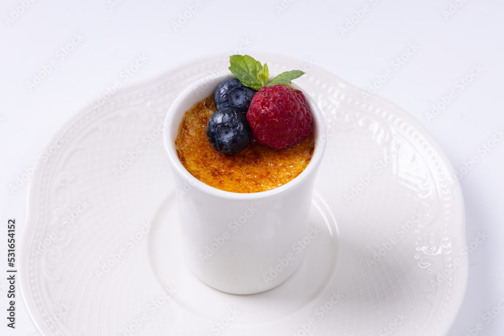 dessert with strawberry dessert with strawberry