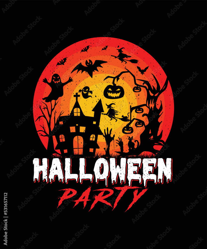 HalloweenParty/Halloween t-shirt design HalloweenParty/Halloween t-shirt design