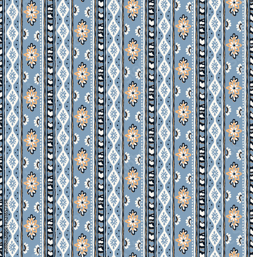 Seamless authentic pattern, ethnic print.