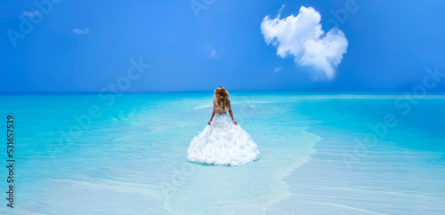 Foto Bride on the beach