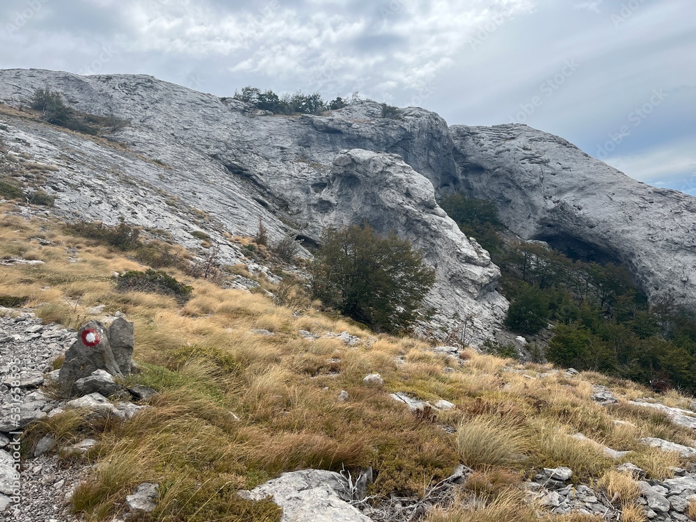 Velebit mountain in Croatia, landscape