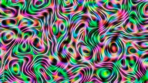 Abstract textured neon fractal background