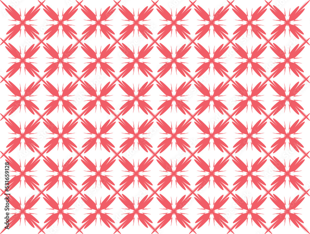 Fototapeta premium Beautiful and colorful vector pattern. Seamless vector pattern. Textile and fabric pattern. Simple and Stylish pattern. Modern Tiles pattern design. 