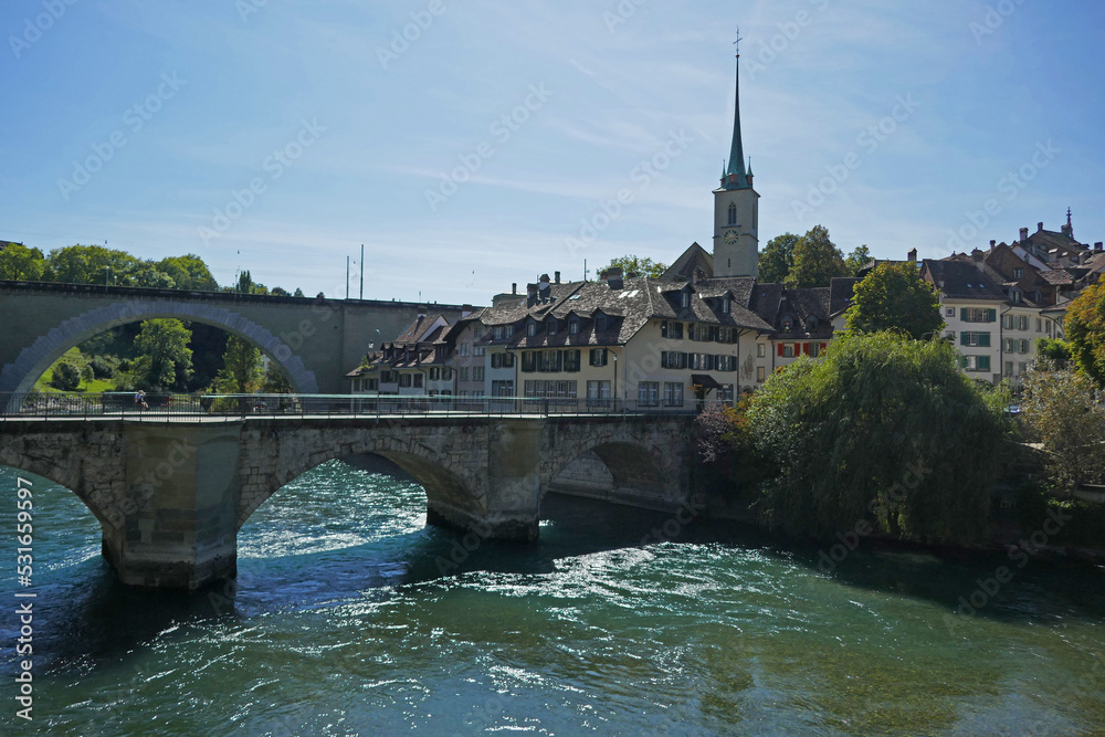Stadt Bern, Untertor- und Nydegbrücke Schweiz