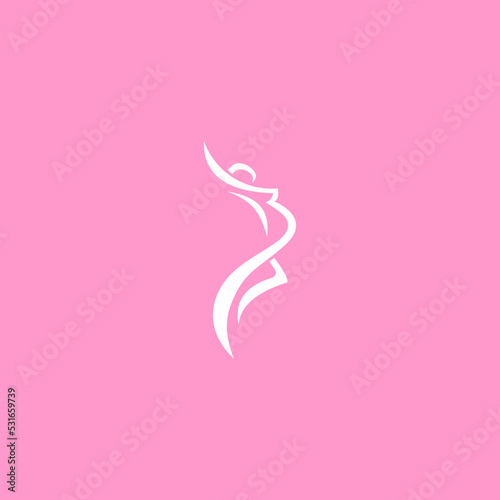 pregnant women fitness logo