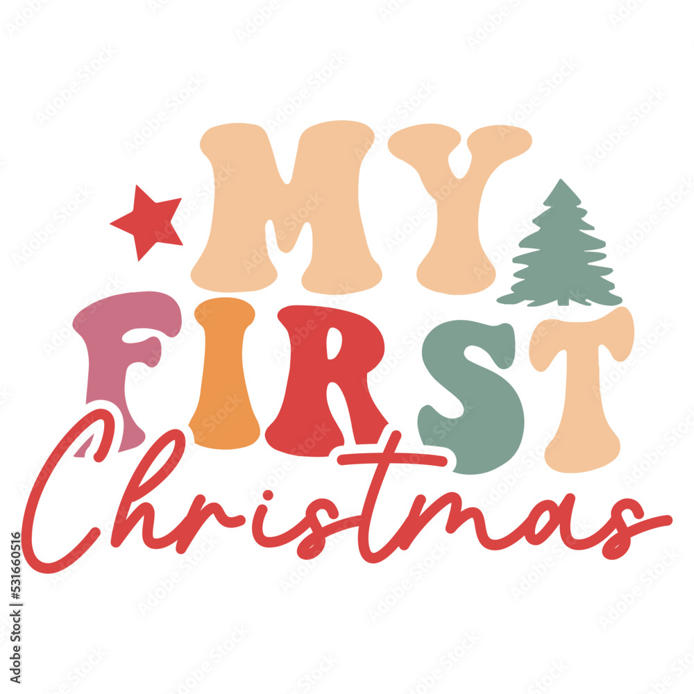 my first Christmas svg