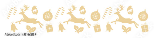 halftone Christmas element vector illustration, dotted
