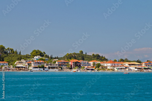 Zakhyntos coastline. View of the hotels © Alina G