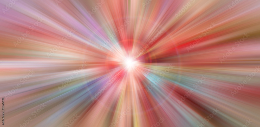 Abstract background of glowing lines. Linear perspective from one point. Rays of flashes of colored light. Abstract background of glowing lines. Linear perspective from one point. Rays of flashes of colored light.
