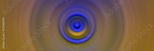Abstract glowing background. Concentric circles of colored light.