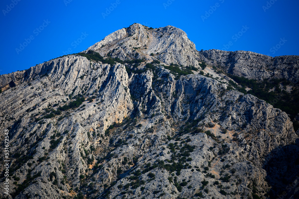 Sveti Ilija - highest peak of Snake mountain, Peljesac peninsula, Croatia