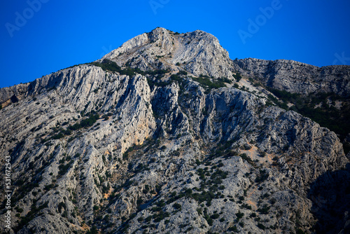Sveti Ilija - highest peak of Snake mountain, Peljesac peninsula, Croatia