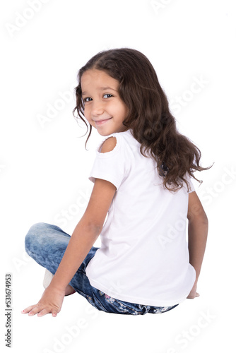 Sitting on the ground