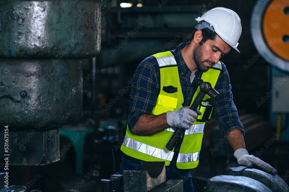 the worker doing the steel jobs in the factory
the worker doing the steel jobs in the factory