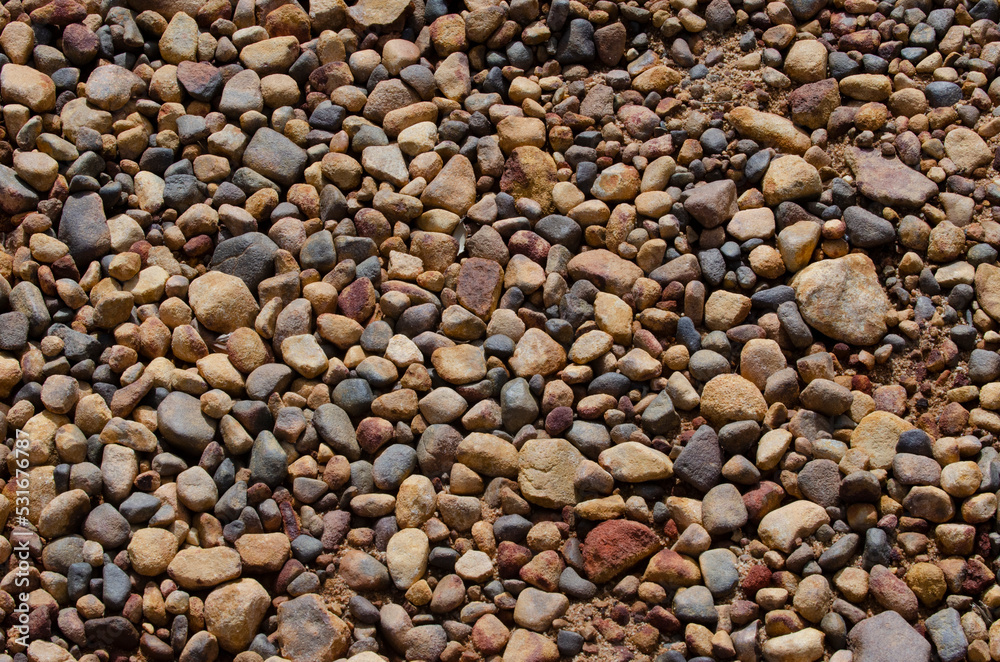 Small stones close-up Small stones close-up