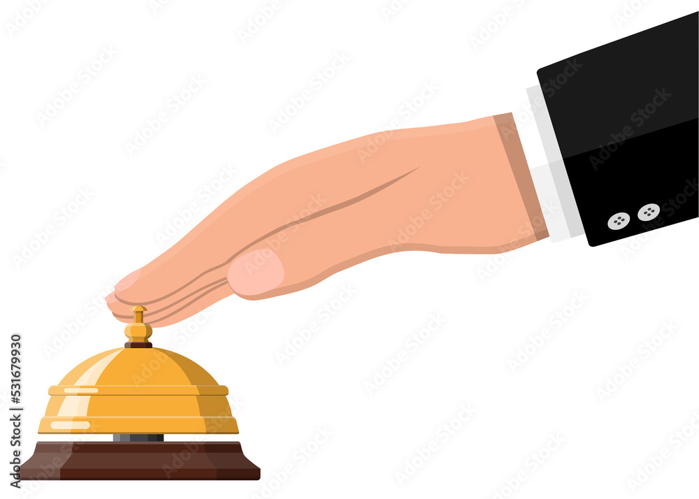 Fototapeta premium Reception service bell