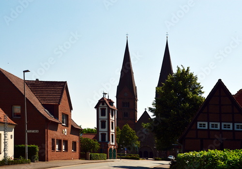 Historical Abbey in the Village Bücken, Lower Saxony