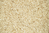 long grain basmati rice detail background texture