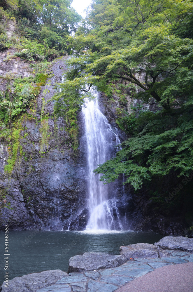 Naklejka premium 大阪・箕面の滝