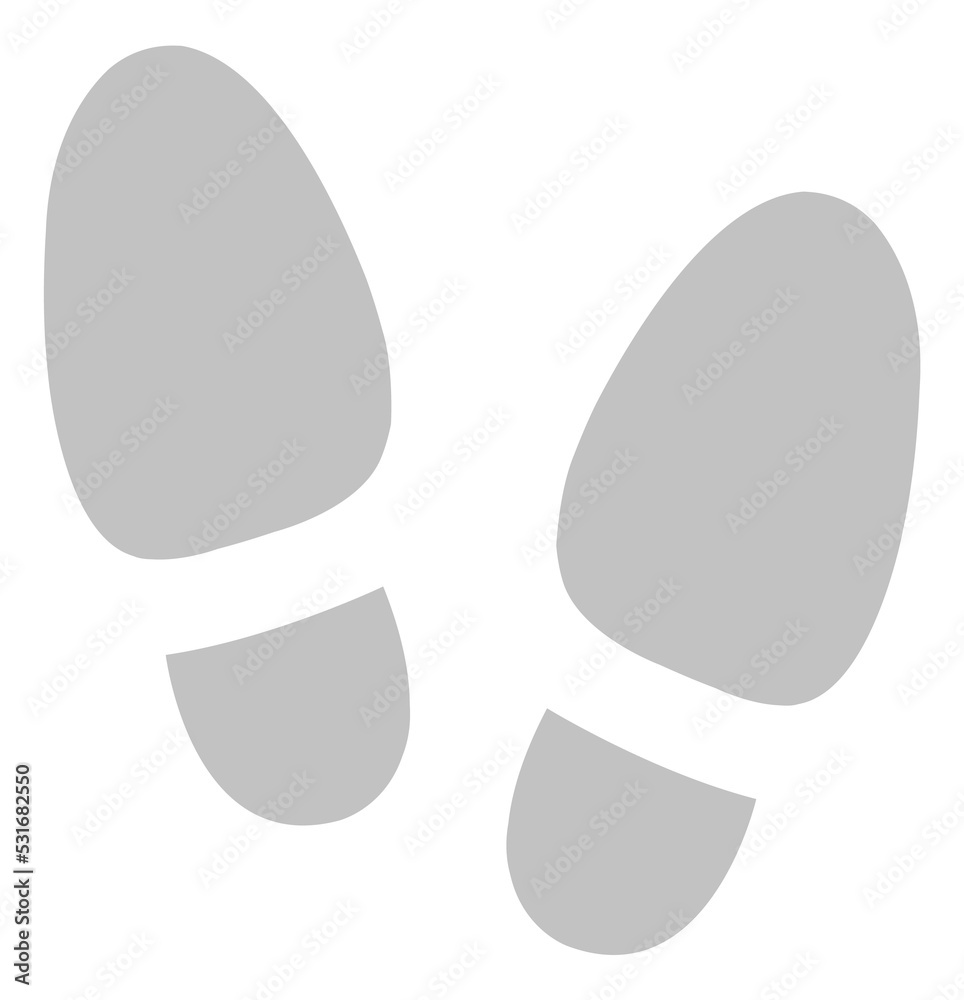 Shoe sole icon. Foot print logo. Human step symbol Shoe sole icon. Foot print logo. Human step symbol