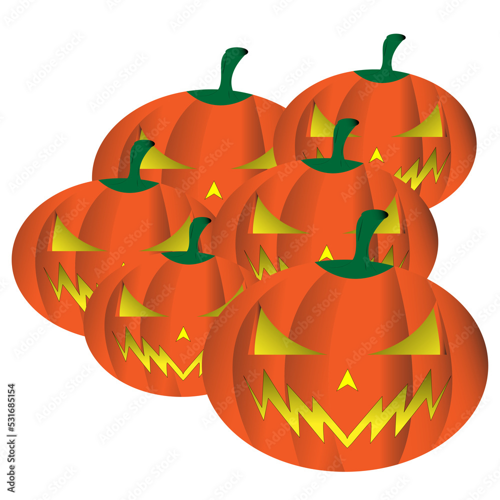 halloween jack o lantern halloween Five Pumpkin