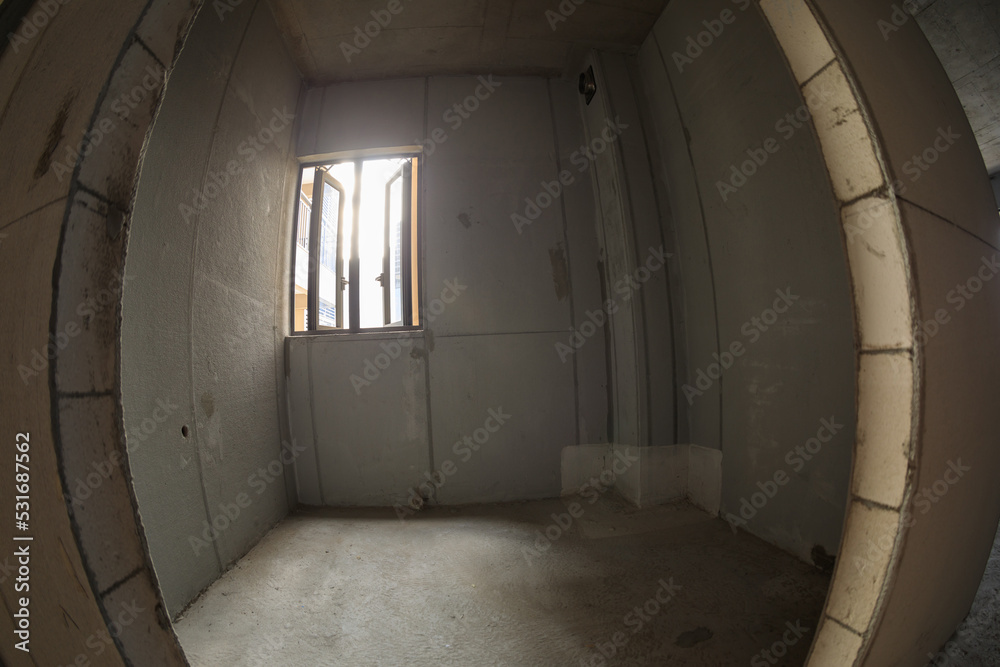 Fototapeta premium Empty new house with sunshine in China