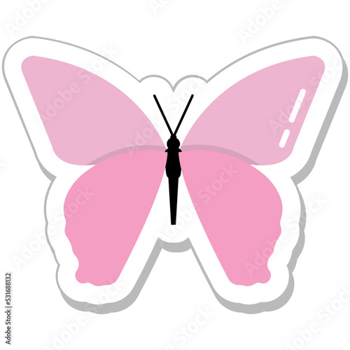 Butterfly Colored Vector Icon