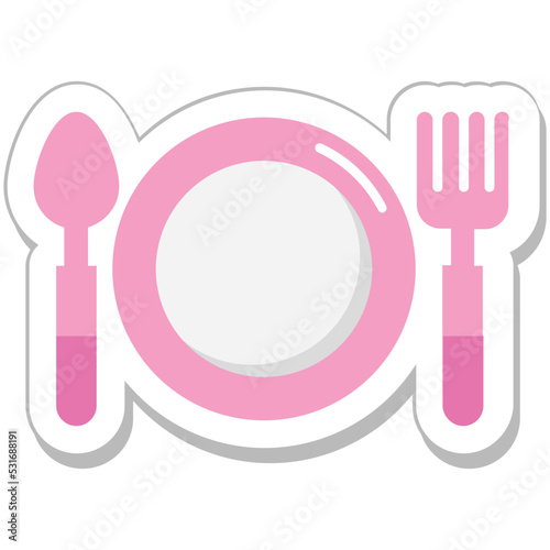 Dining Colored Vector Icon