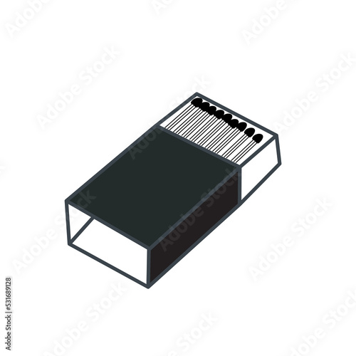 Matches icon stock illustration on white background