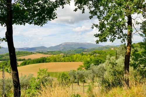 Panorami tipici della sabinia. Lazio, provincia di Rieti photo