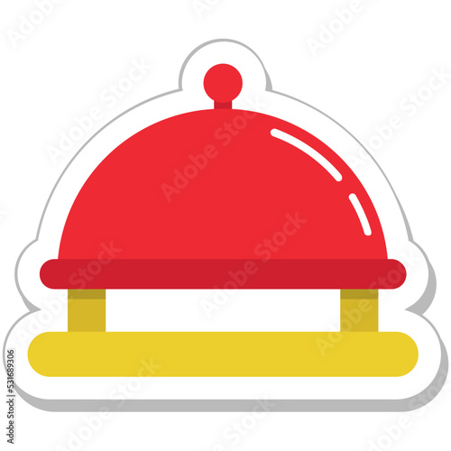 Platter Colored Vector Icon