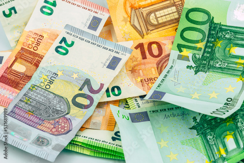 a  buch of euro bills
