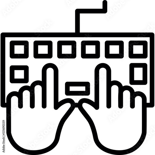 Obraz na płótnie Data Entry Icon w salonie