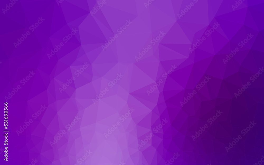 Light Purple vector polygonal template. Light Purple vector polygonal template.